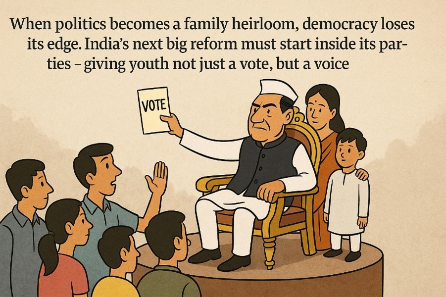 The Family Grip on Indian Democracy — and the Vanishing Hope of Youth