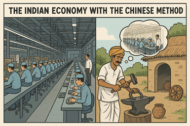 The Indian Economy with the Chinese Method