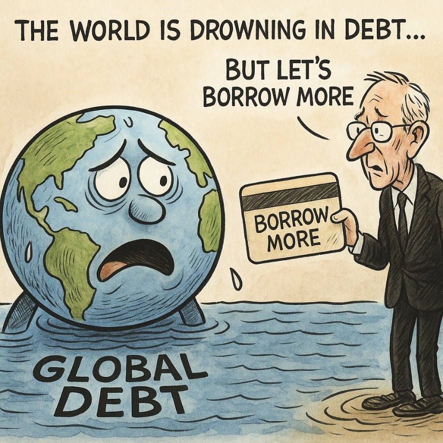 The World Is Drowning in Debt — But Don’t Worry, We’ll Borrow More