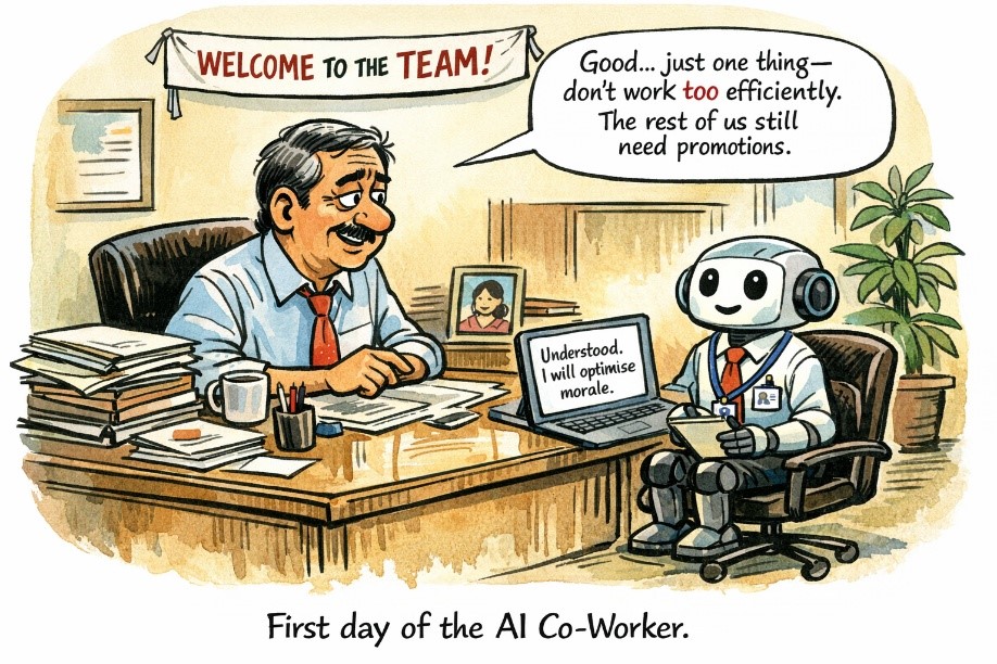 When the New Colleague Isn’t Human