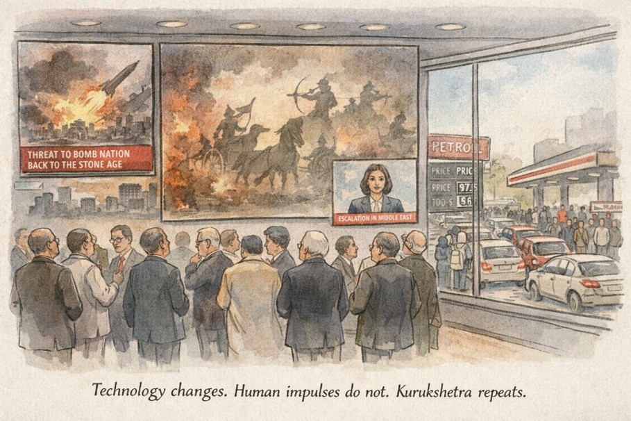 When Power Threatens to Send Civilisations Back to the Stone Age