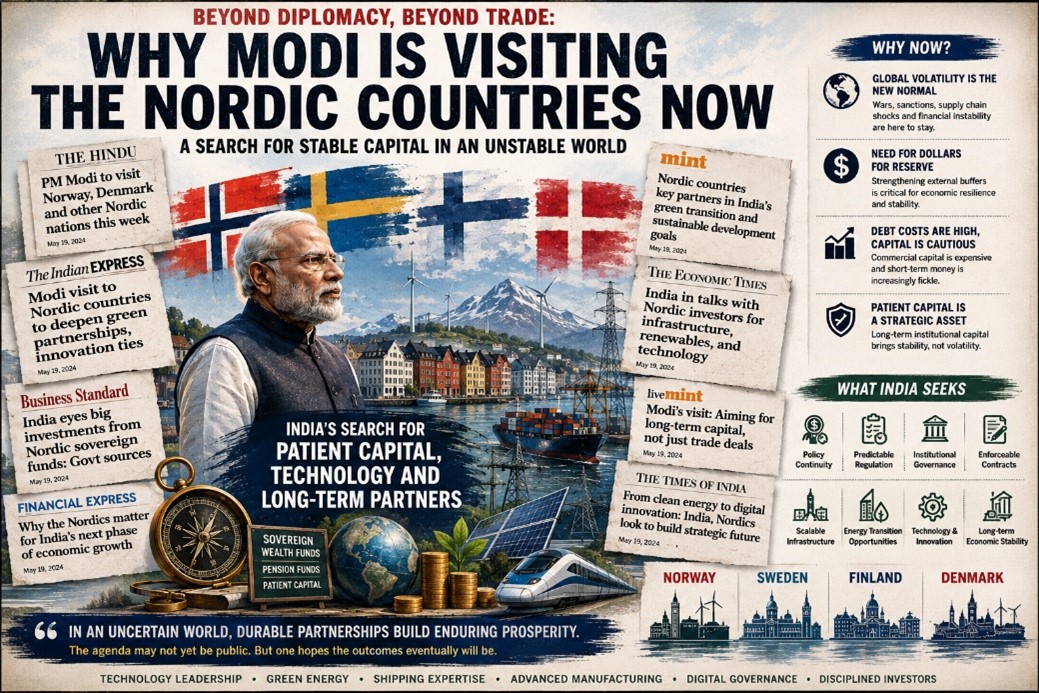 Why Is Modi Visiting the Nordic Countries Now?